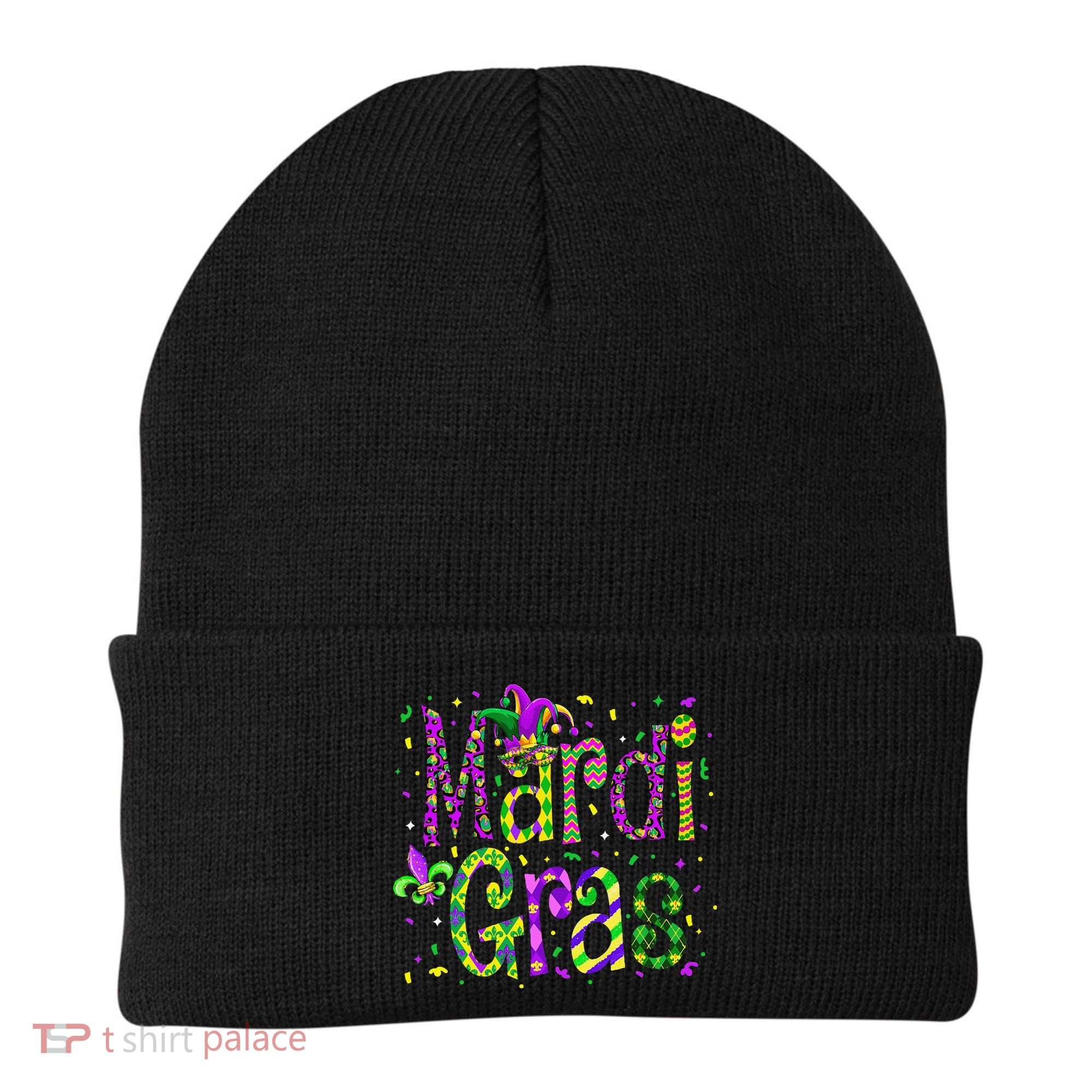 Funny Mardi Gras Parade Jester Hat Beanie