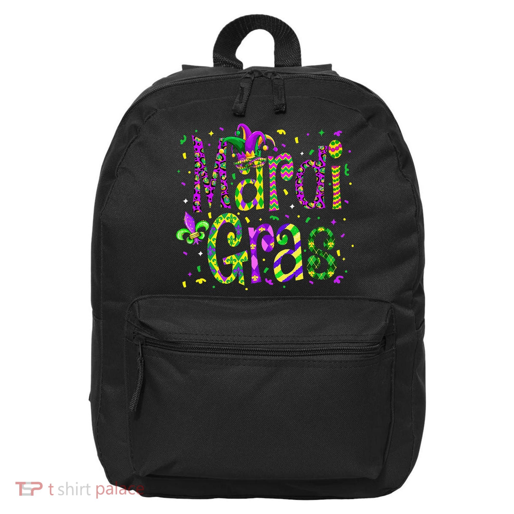 Funny Mardi Gras Parade Jester Hat 16 in Basic Backpack