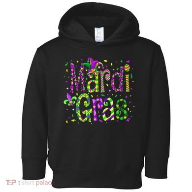 Funny Mardi Gras Parade Jester Hat Toddler Hoodie
