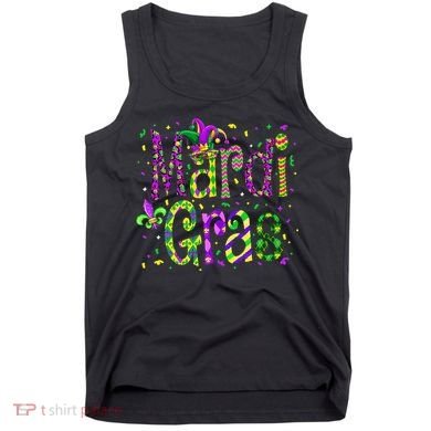 Funny Mardi Gras Parade Jester Hat Tank Top