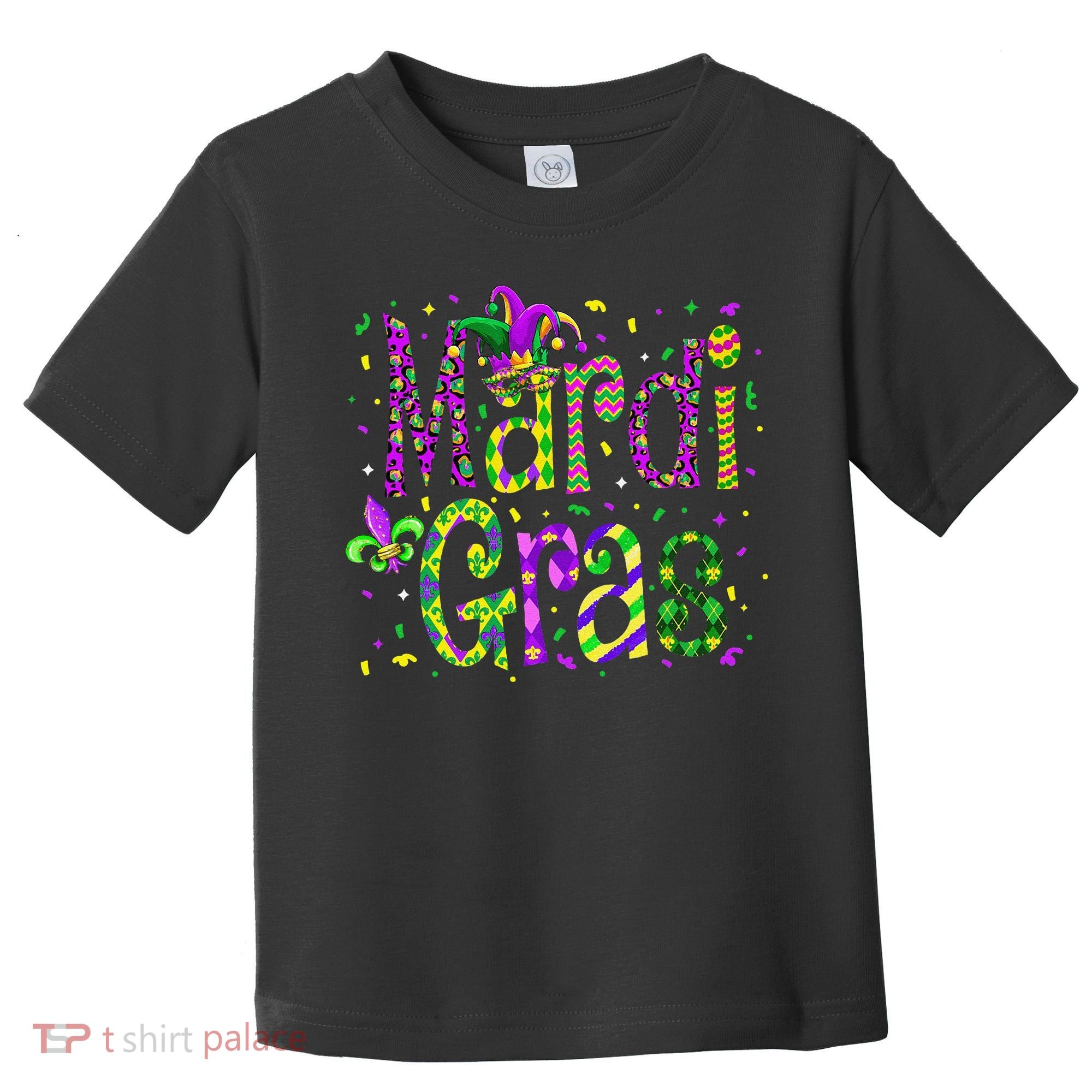 Funny Mardi Gras Parade Jester Hat Toddler T-Shirt