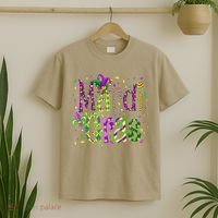 Funny Mardi Gras Parade Jester Hat T-Shirt thumb 2