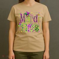 Funny Mardi Gras Parade Jester Hat T-Shirt thumb 4