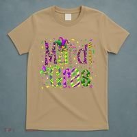 Funny Mardi Gras Parade Jester Hat T-Shirt thumb 5
