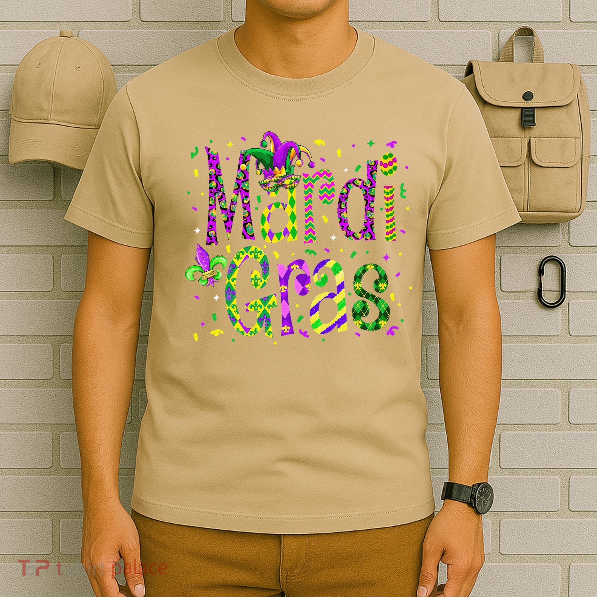 Funny Mardi Gras Parade Jester Hat T-Shirt