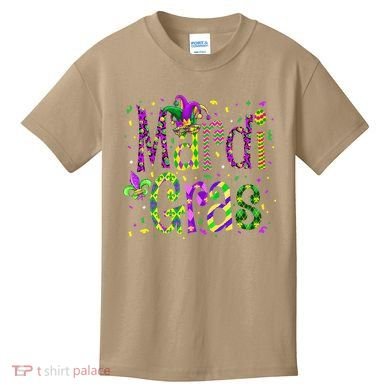 Funny Mardi Gras Parade Jester Hat Kids T-Shirt