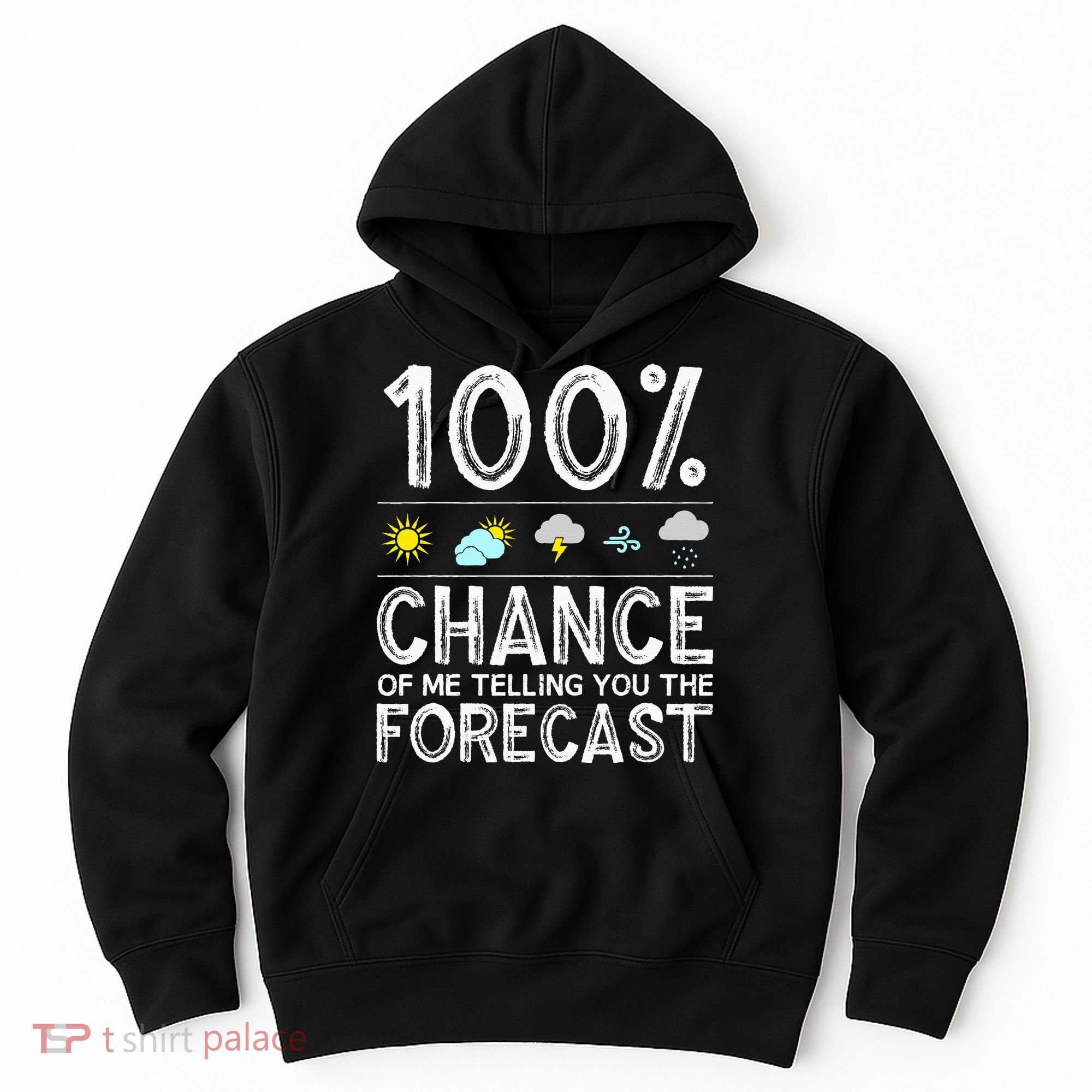 Funny Meteorology Gift Weather Enthusiasts Cool Weatherman (1) Hoodie