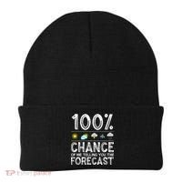 Funny Meteorology Gift Weather Enthusiasts Cool Weatherman (1) Beanie thumb 0