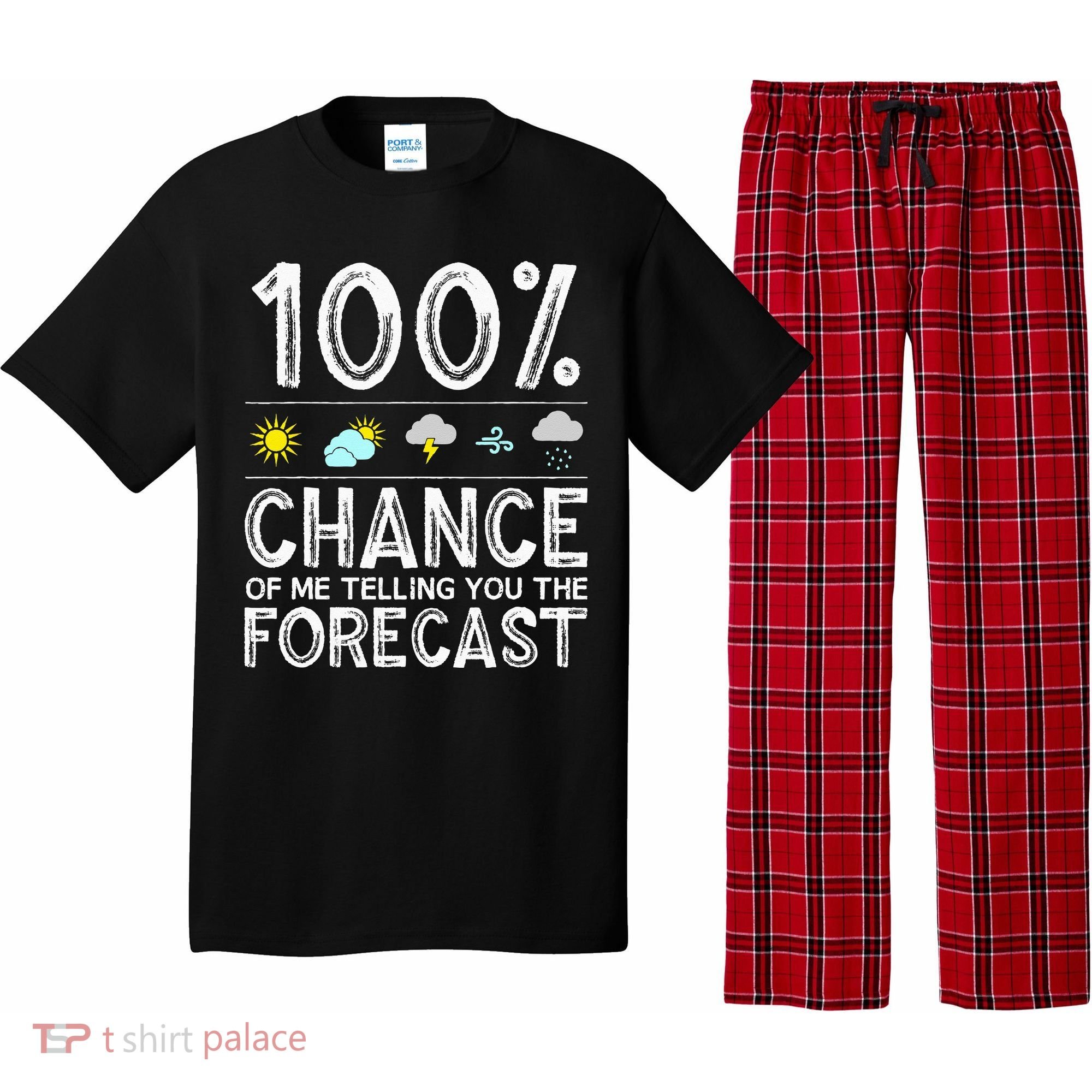 Funny Meteorology Gift Weather Enthusiasts Cool Weatherman (1) Pajama Set