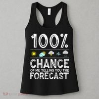 Funny Meteorology Gift Weather Enthusiasts Cool Weatherman (1) Women's Tank Top thumb 3