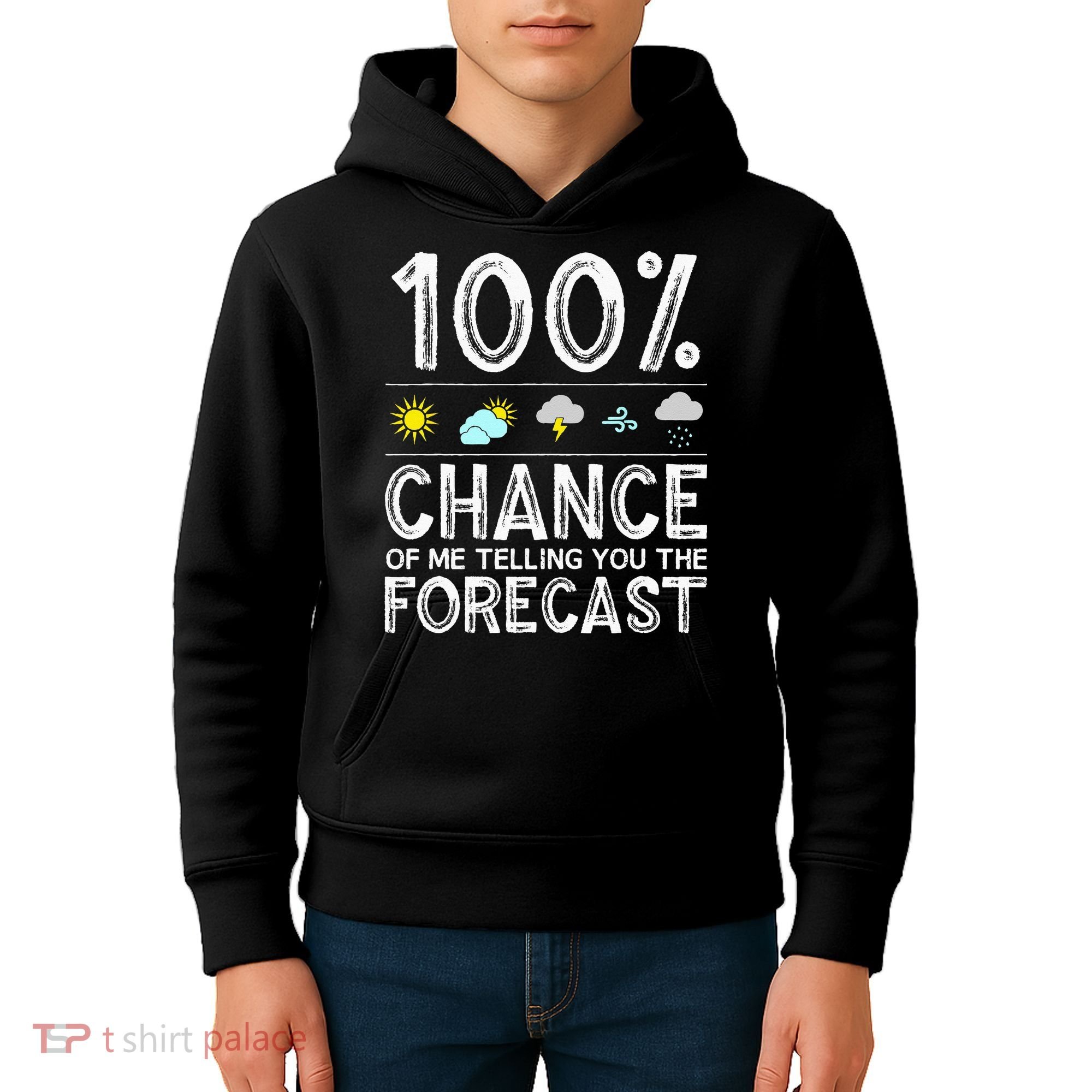 Funny Meteorology Gift Weather Enthusiasts Cool Weatherman (1) Kids Hoodie