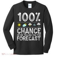 Funny Meteorology Gift Weather Enthusiasts Cool Weatherman (1) Kids Long Sleeve Shirt thumb 0