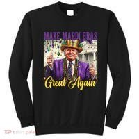 Funny Mardi Gras Donald Trump American Flag Sweatshirt thumb 0