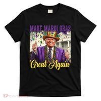 Funny Mardi Gras Donald Trump American Flag T-Shirt thumb 0