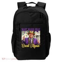 Funny Mardi Gras Donald Trump American Flag Backpack thumb 0