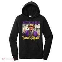 Funny Mardi Gras Donald Trump American Flag Women's Hoodie thumb 0