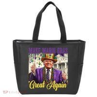 Funny Mardi Gras Donald Trump American Flag Tote Bag thumb 0