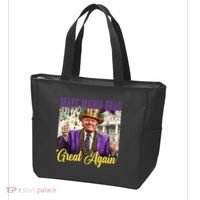 Funny Mardi Gras Donald Trump American Flag Tote Bag thumb 3