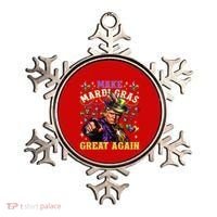 Funny Mardi Gras Donald Trump Mardi Gras American Flag Ornament thumb 0