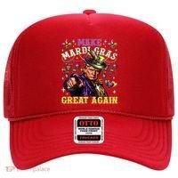 Funny Mardi Gras Donald Trump Mardi Gras American Flag Hat thumb 0