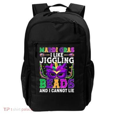 Funny Mardi Gras I Like Jiggling Beads And I Cannot Lie Backpack