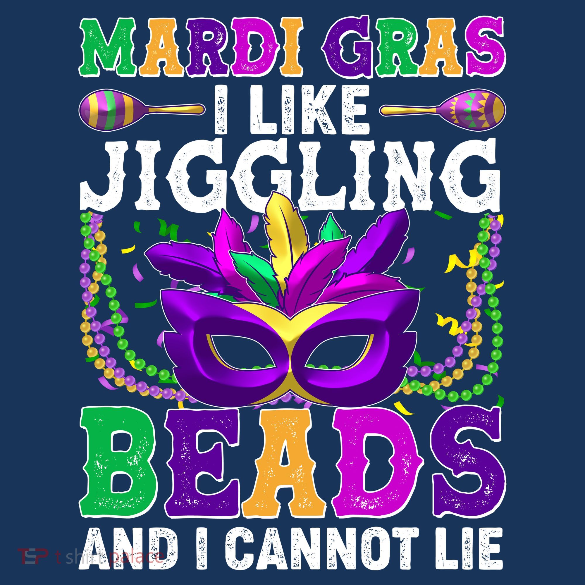 Funny Mardi Gras I Like Jiggling Beads And I Cannot Lie Women's Hoodie