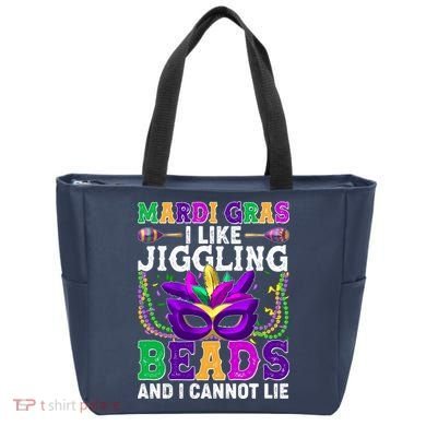 Funny Mardi Gras I Like Jiggling Beads And I Cannot Lie Tote Bag