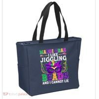 Funny Mardi Gras I Like Jiggling Beads And I Cannot Lie Tote Bag thumb 2