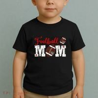Football Mom Gift Toddler T-Shirt thumb 2