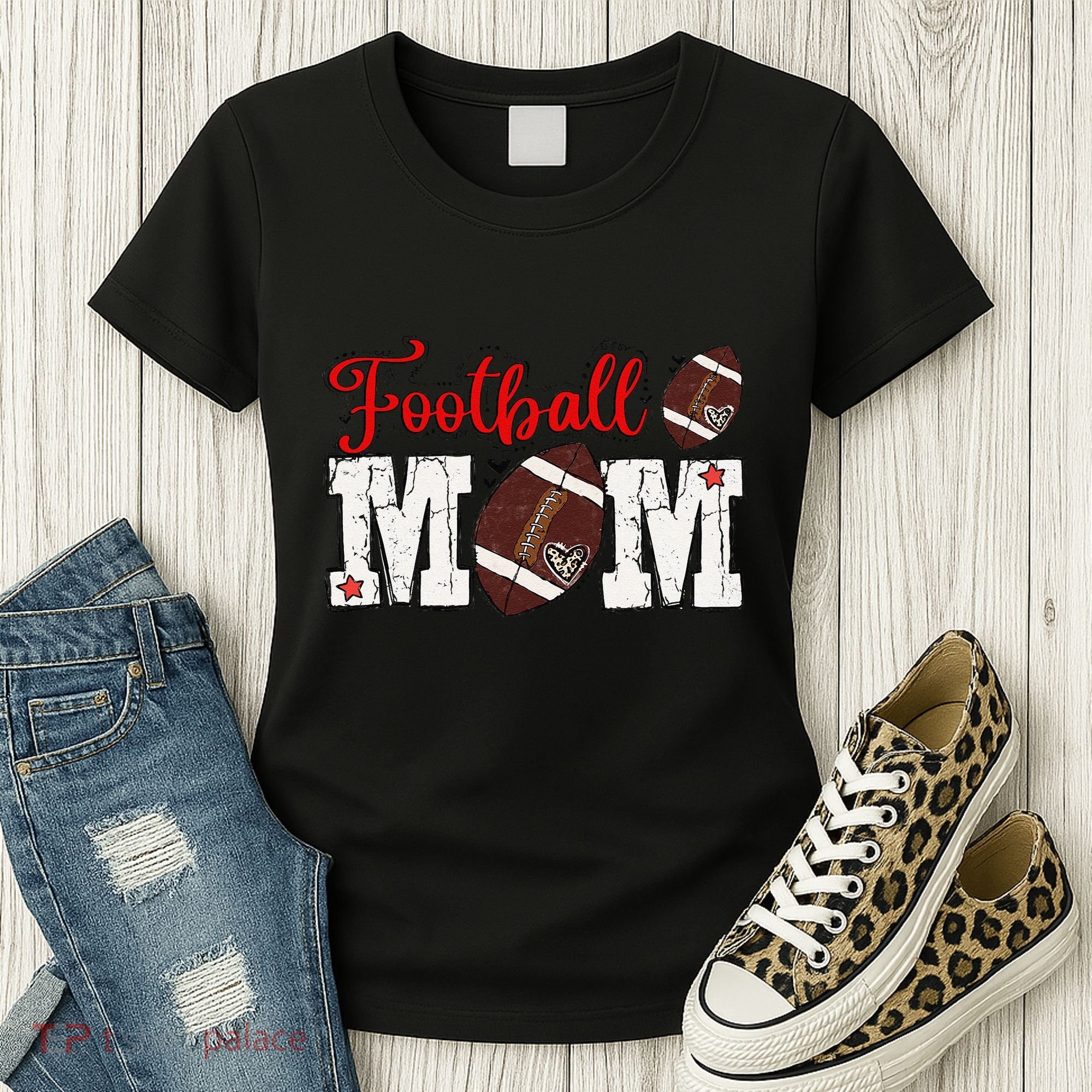 Football Mom Gift Women's T-Shirt