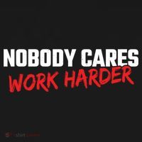 Fitness Motivation Gym Workout Nobody Cares Work Harder Gift Doggie Tank thumb 4
