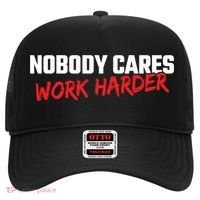 Fitness Motivation Gym Workout Nobody Cares Work Harder Gift Hat thumb 0