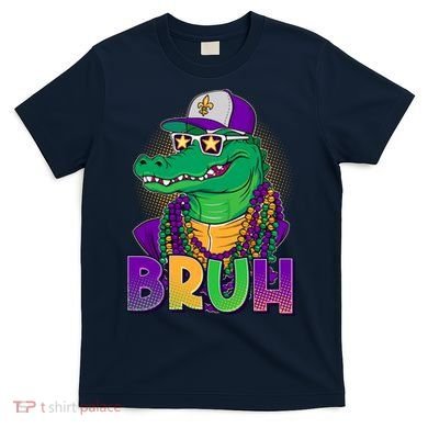 Funny Mardi Gras Bruh Alligator T-Shirt