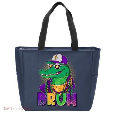 Funny Mardi Gras Bruh Alligator Tote Bag