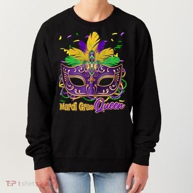 Festive Mardi Gras Queen Women's Sweatshirt