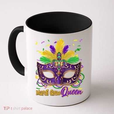 Festive Mardi Gras Queen Coffee Mug