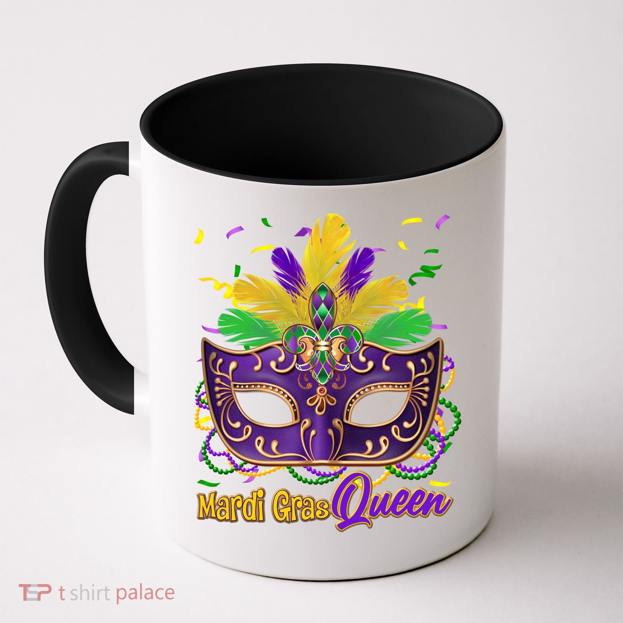 Festive Mardi Gras Queen Coffee Mug