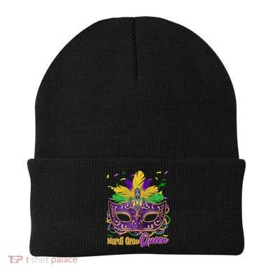 Festive Mardi Gras Queen Beanie