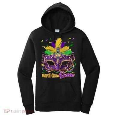 Festive Mardi Gras Queen Women's Hoodie