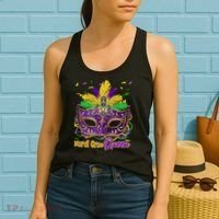 Festive Mardi Gras Queen Women's Tank Top thumb 2