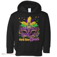 Festive Mardi Gras Queen Toddler Hoodie thumb 0