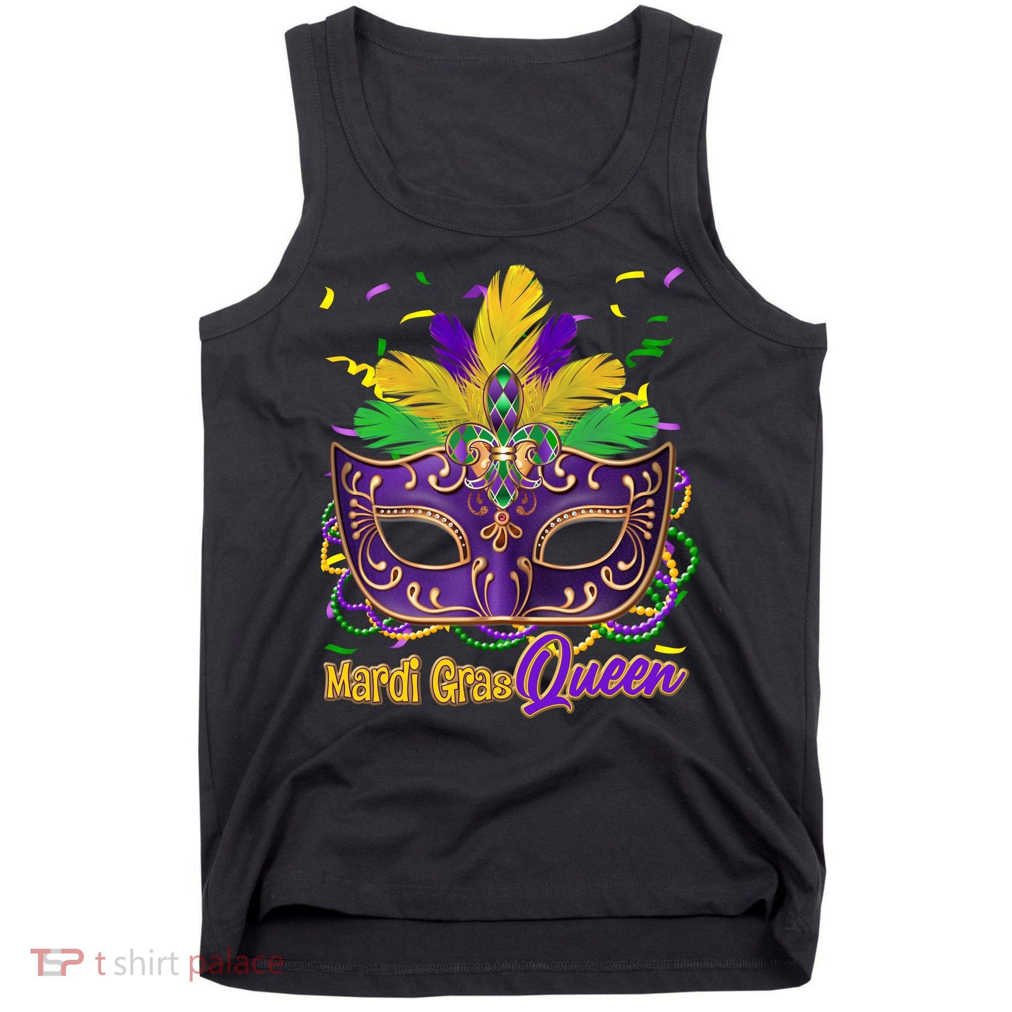 Festive Mardi Gras Queen Tank Top