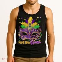 Festive Mardi Gras Queen Tank Top thumb 3