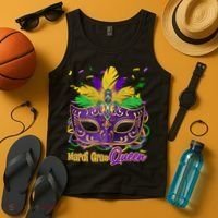 Festive Mardi Gras Queen Tank Top thumb 4