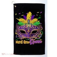 Festive Mardi Gras Queen Golf Towel thumb 0