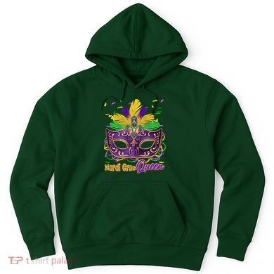 Festive Mardi Gras Queen Hoodie