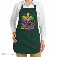 Festive Mardi Gras Queen Apron thumb 2