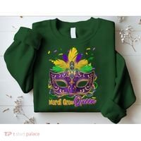 Festive Mardi Gras Queen Sweatshirt thumb 2