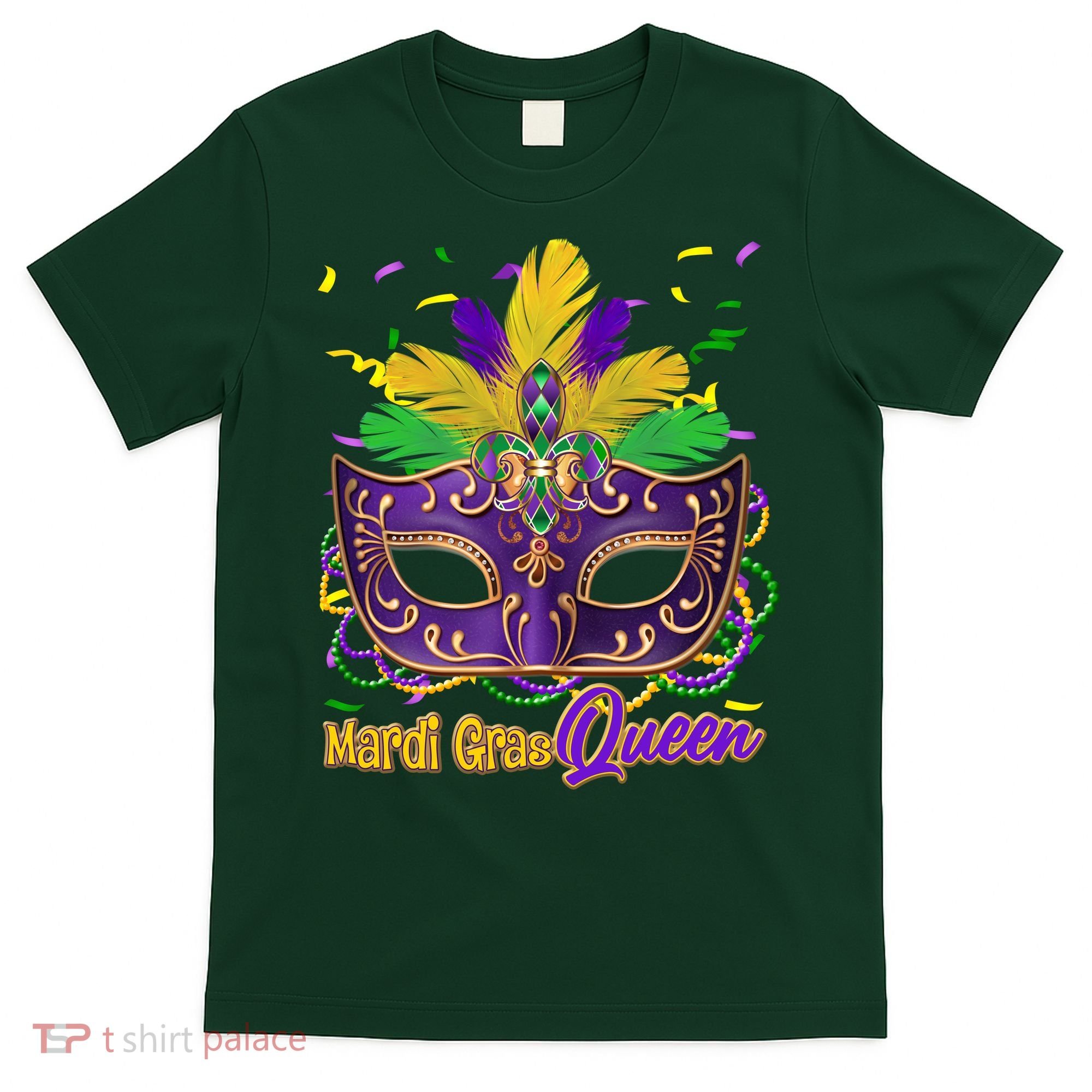 Festive Mardi Gras Queen T-Shirt