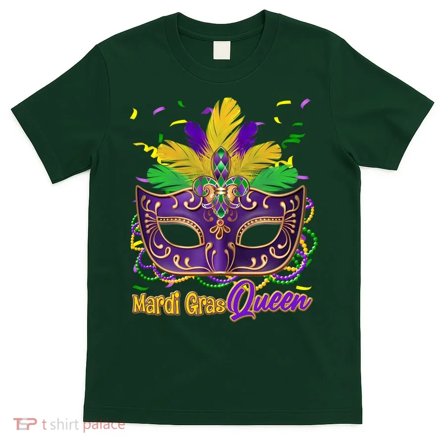 Festive Mardi Gras Queen T-Shirt